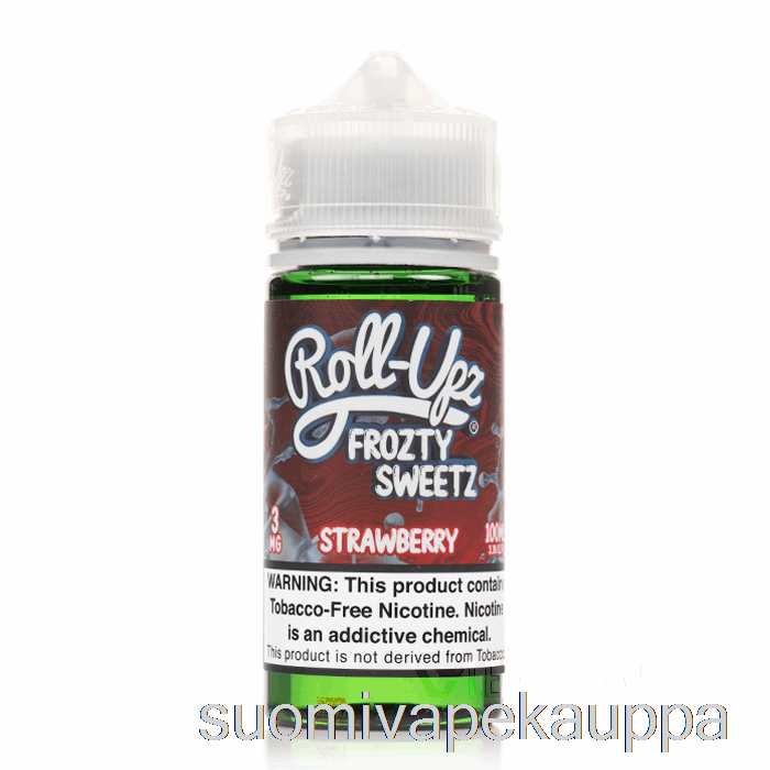 Vape Box Mansikkajää - Mehu Roll-upz - 100ml 6mg